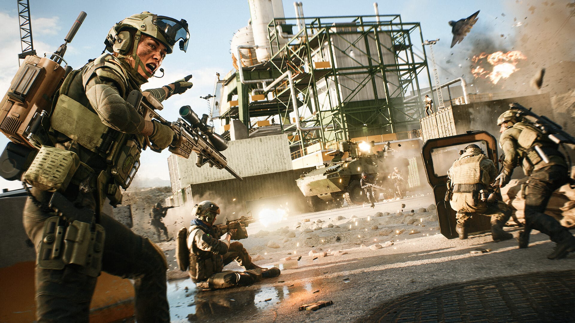массированная атака в Battlefield 2042