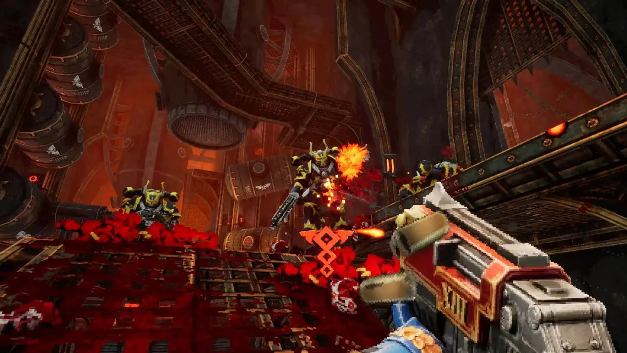 цепной меч в Warhammer 40,000: Boltgun