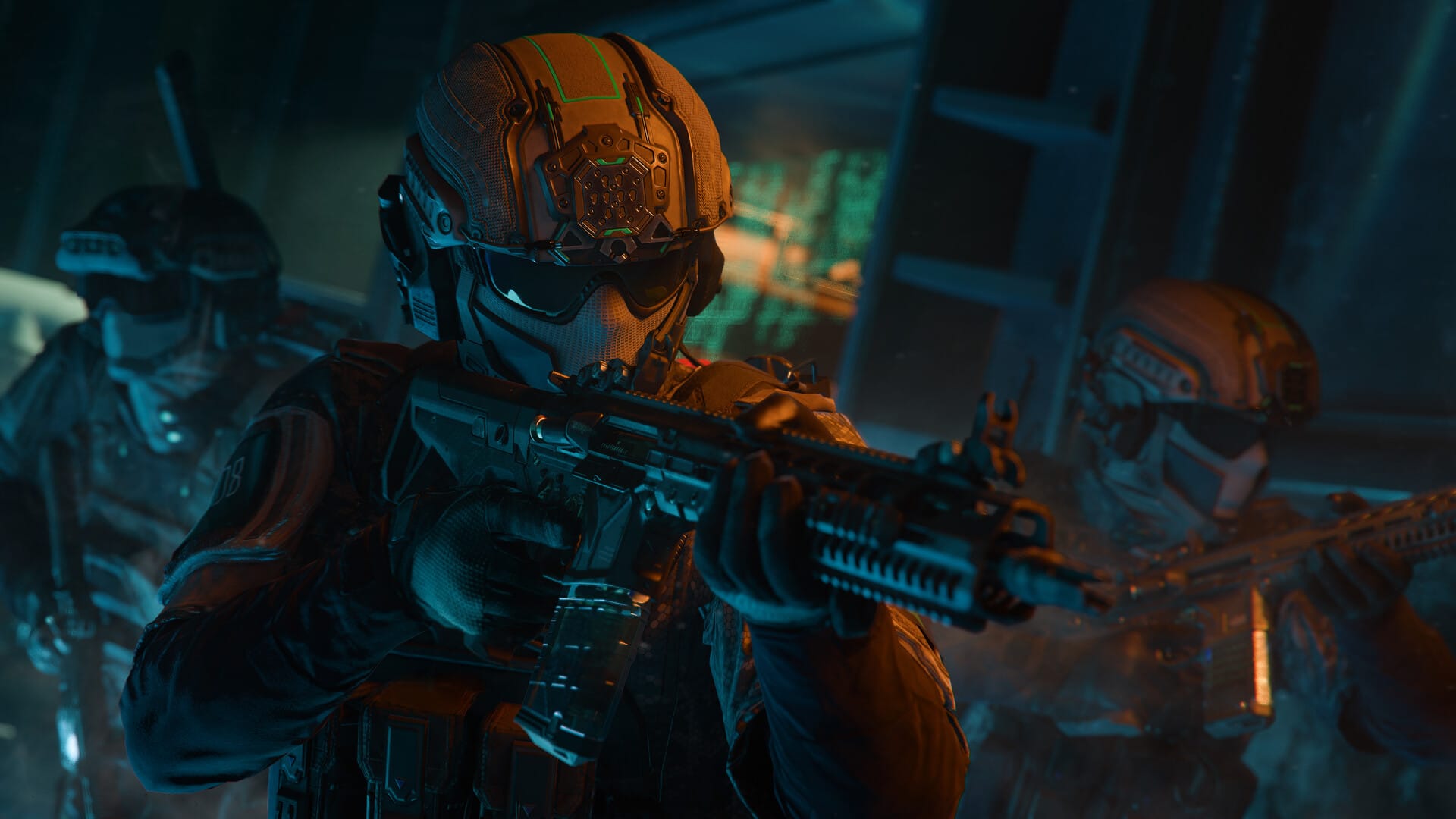 группа бойцов с оружием Call of Duty: Black Ops 7