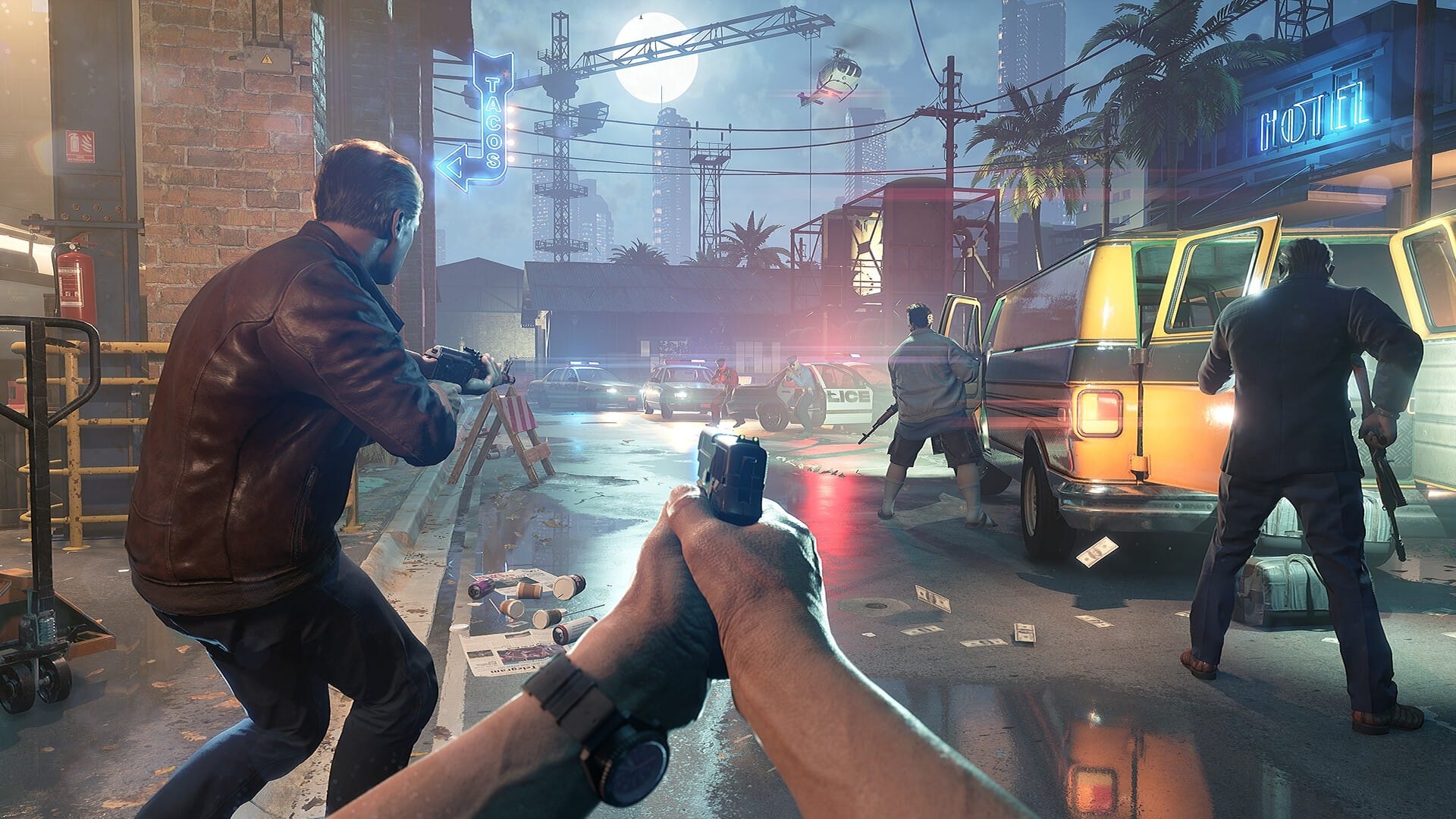 преступники против полиции Crime Boss: Rockay City