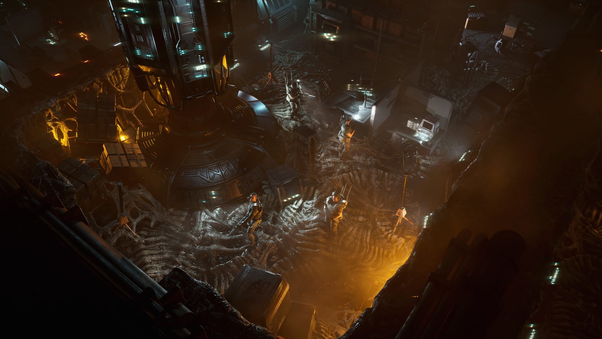 мистический офис в Aliens: Dark Descent