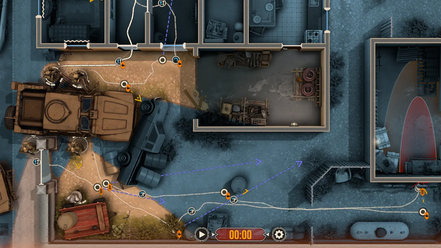 конус зрения в Door Kickers 2: Task Force North