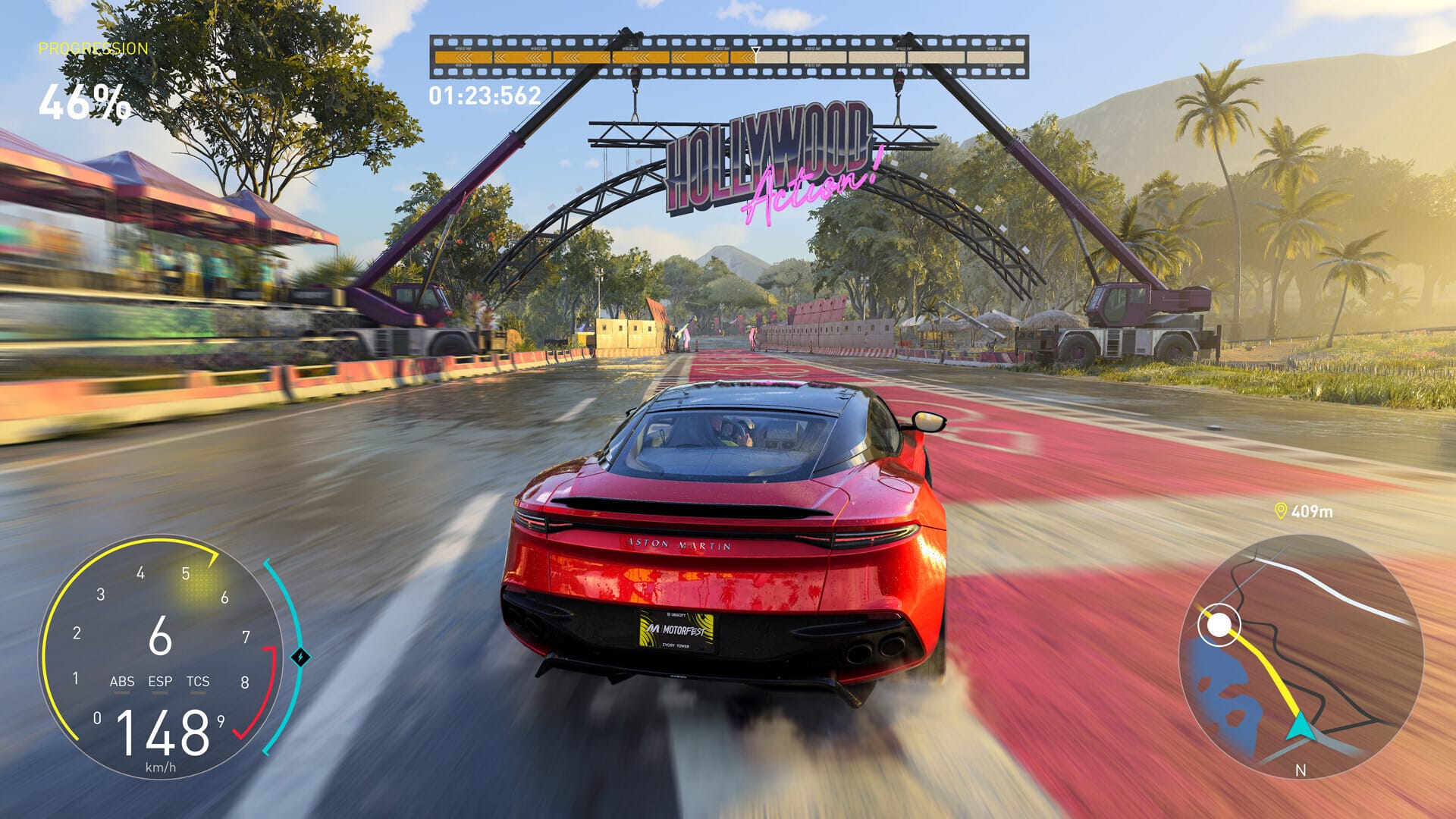 машина набирает скорость The Crew Motorfest геймплей