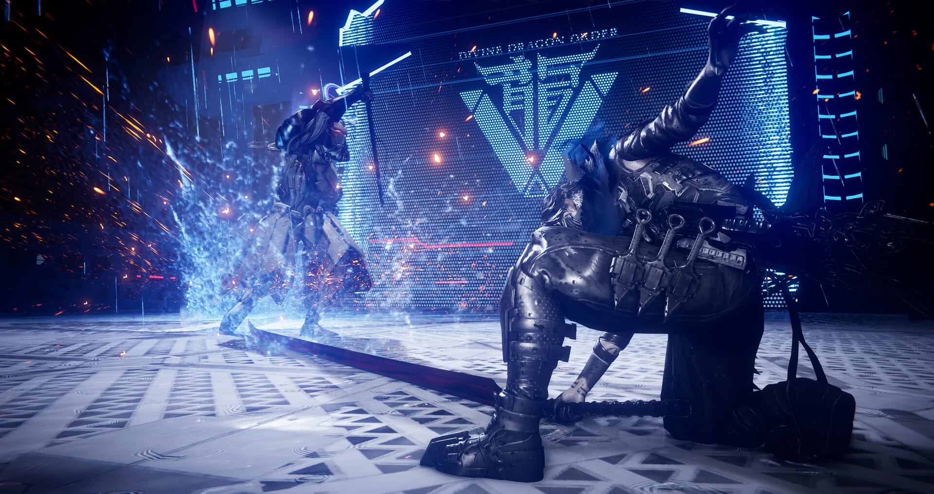 Якумо сражается с соперником в Ninja Gaiden 4 