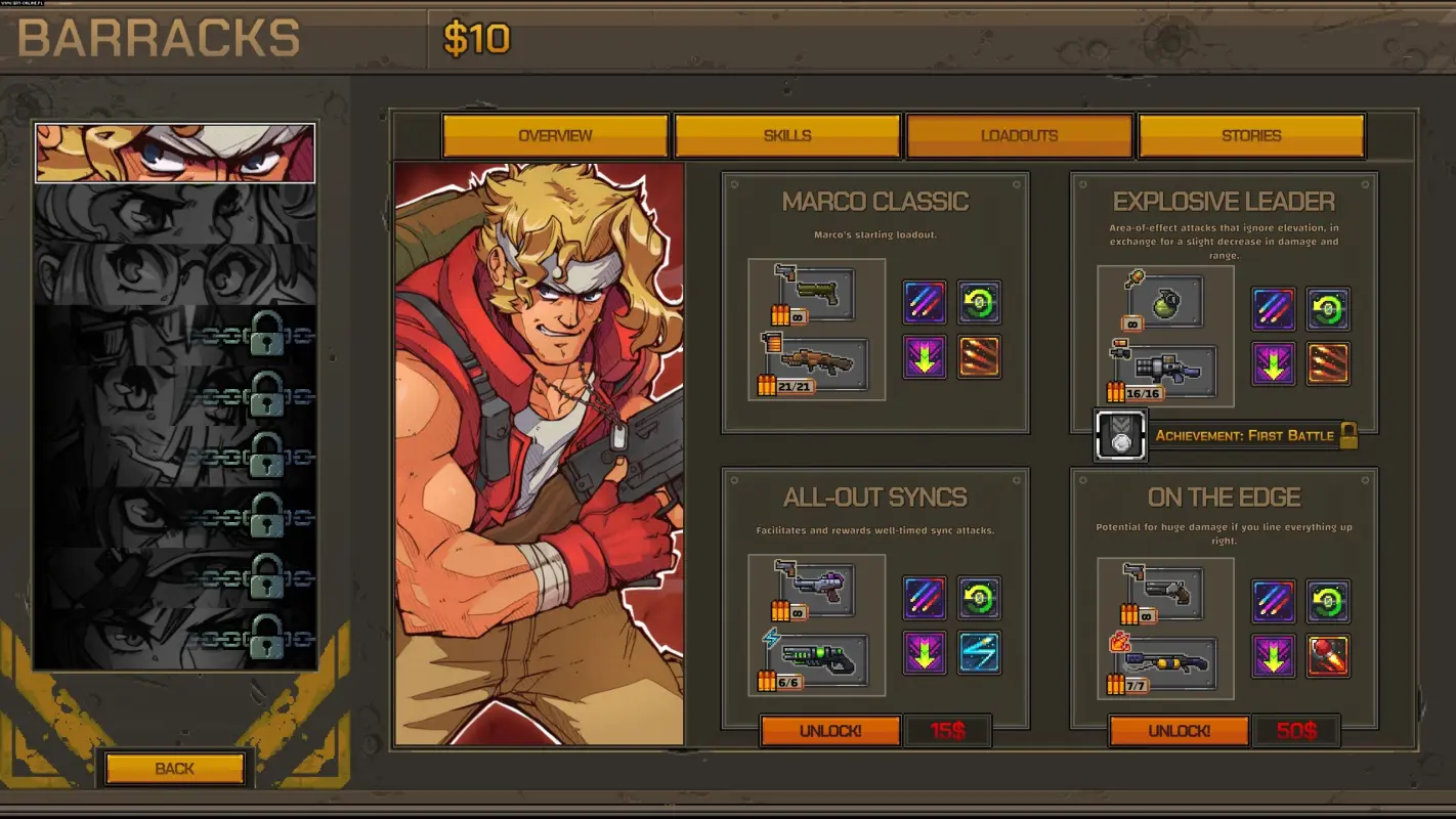 Марко Росси в Metal Slug Tactics