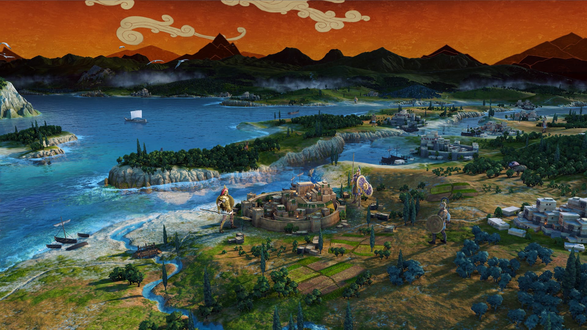 город в A Total War Saga: TROY
