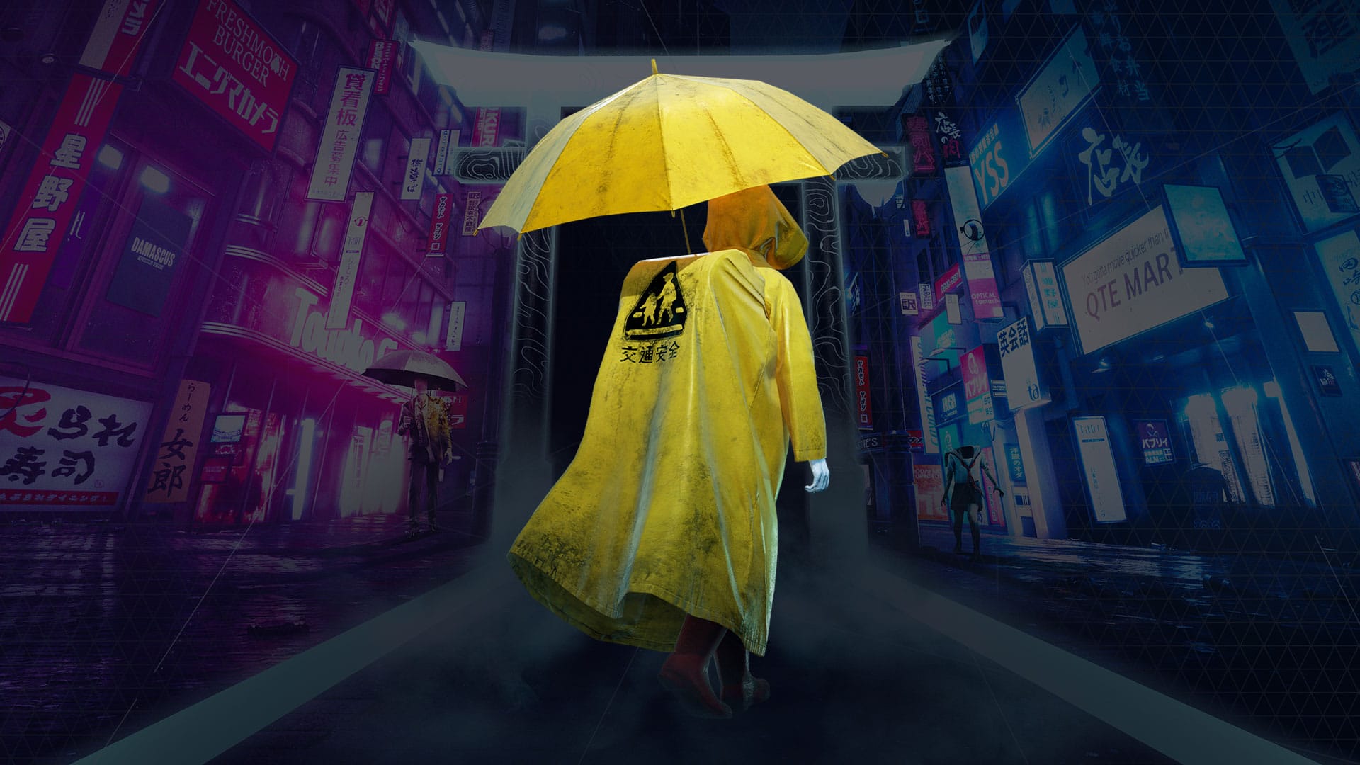 Несчастный персонаж в Ghostwire: Tokyo
