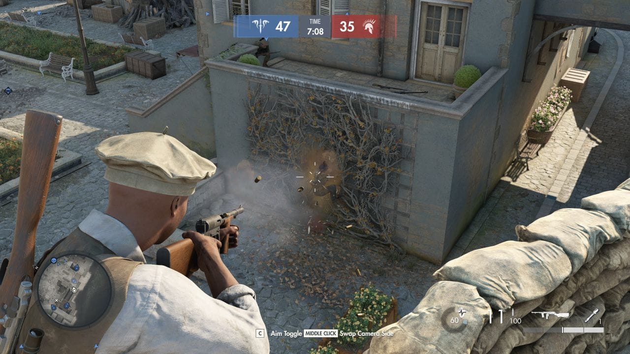 главный персонаж находит цель Sniper Elite: Resistance геймплей