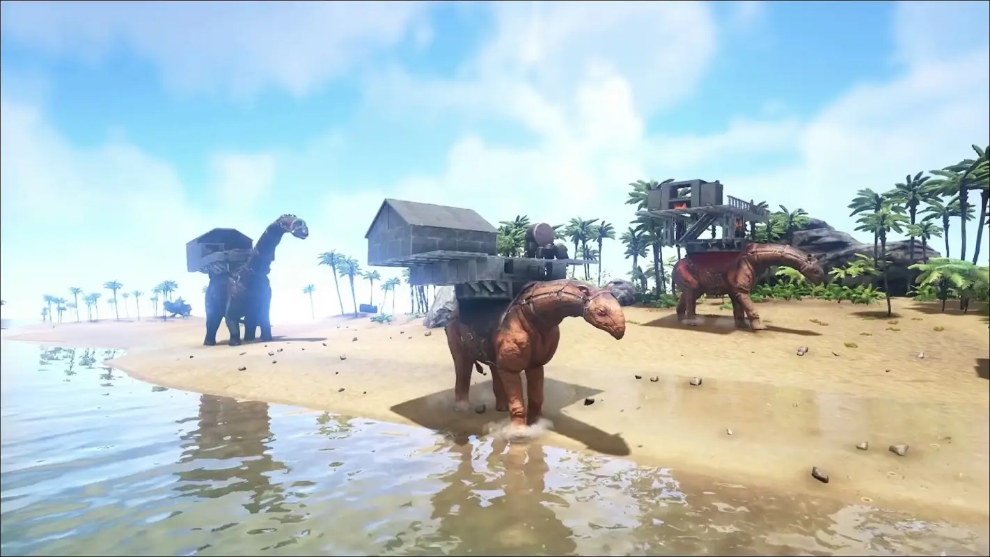 Пахиринозавры в Ark: Survival Evolved