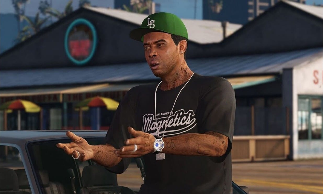 Ламар Дэвис в Grand Theft Auto V Enhanced