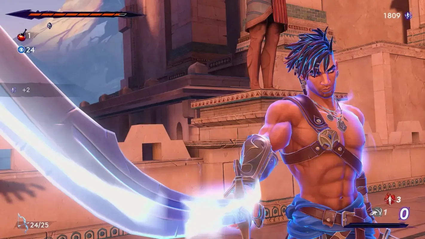 меч у Саргона большой Prince of Persia The Lost Crown