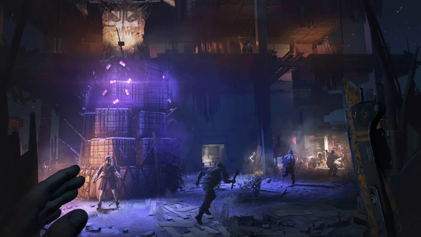 зомби убегают от Эйдана в Dying Light 2 Stay Human