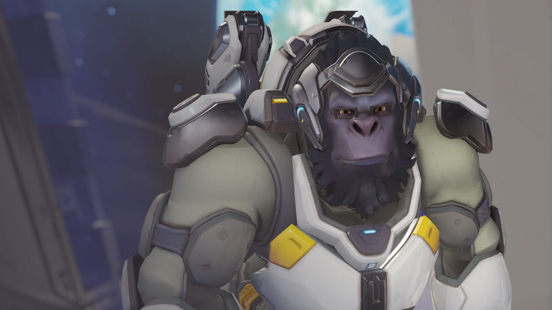 Уинстон - разумная горилла в Overwatch 2