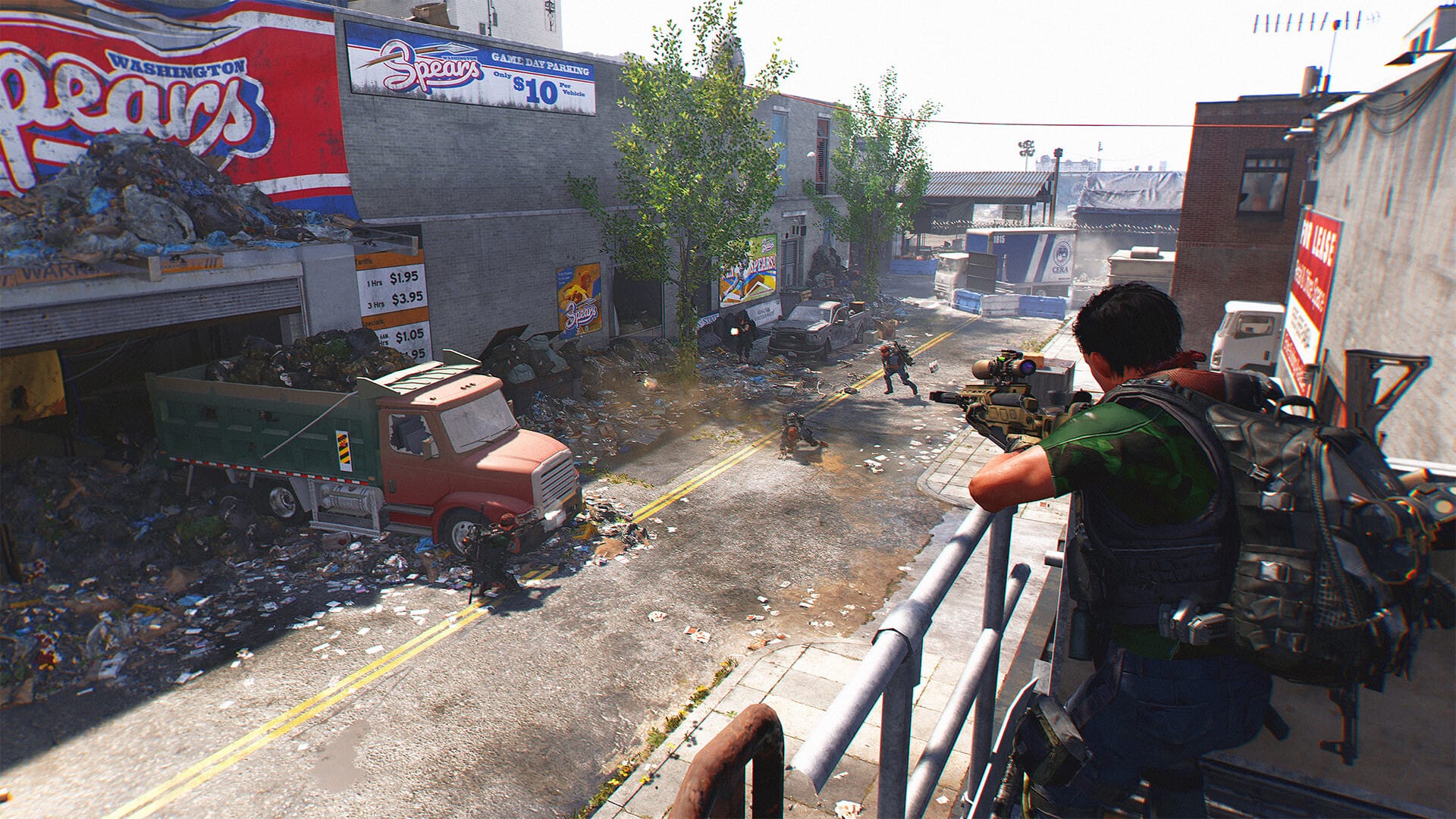 перестрелка на улице в Tom Clancy’s The Division 2