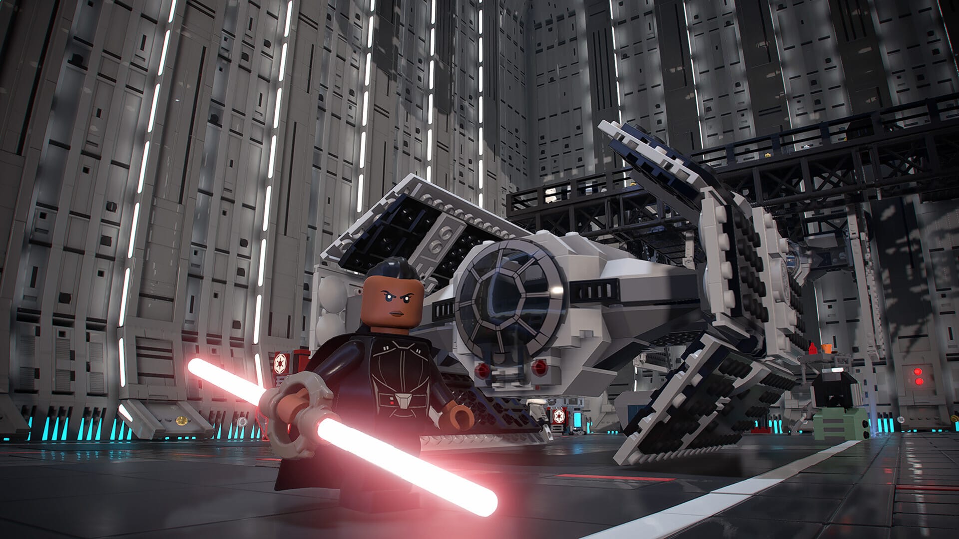 меч эпично светится в LEGO Star Wars: The Skywalker Saga