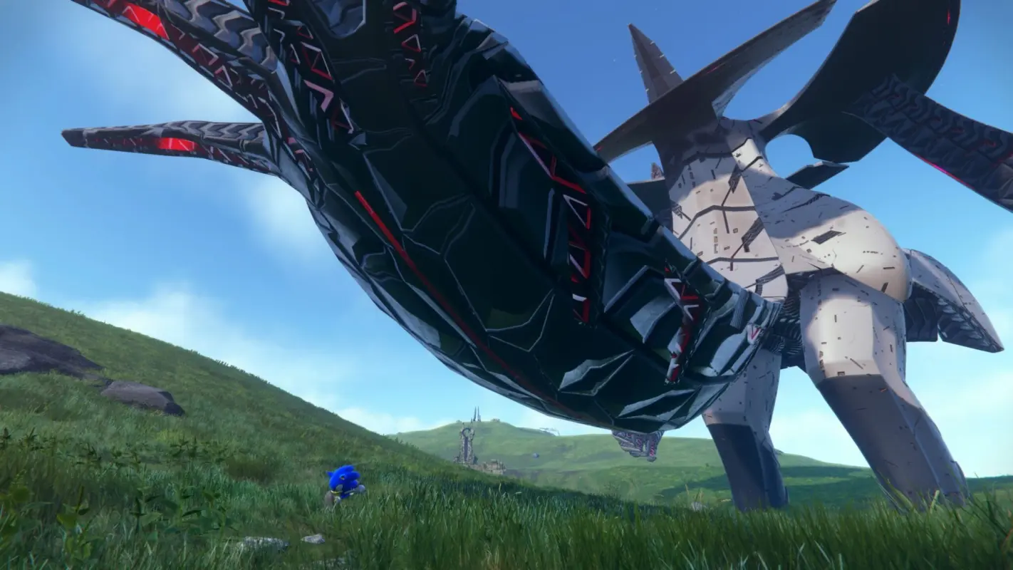 у Соника всегда попадаются большие соперники в Sonic Frontiers