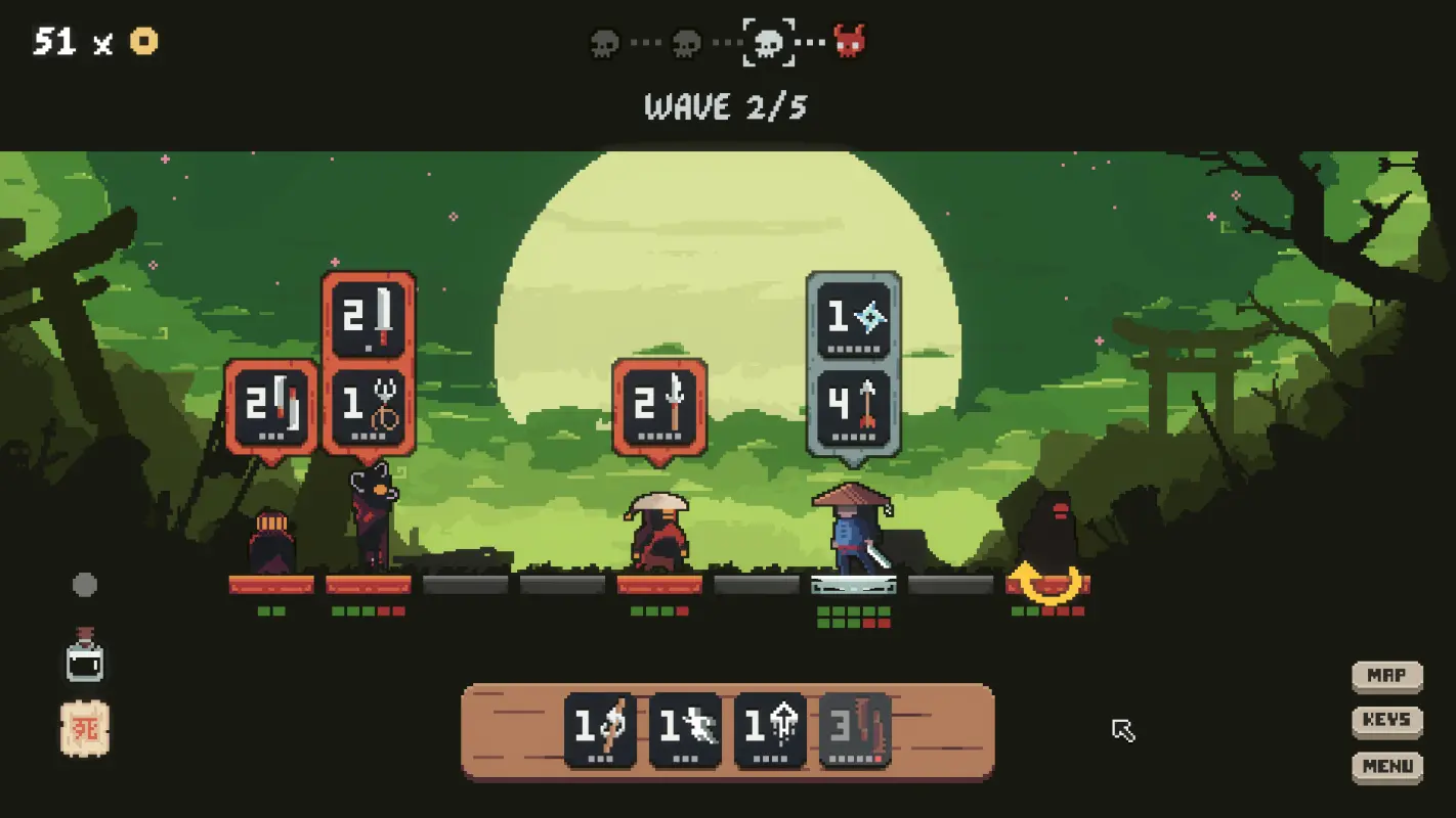 Тень - загадочный персонаж в Shogun Showdown