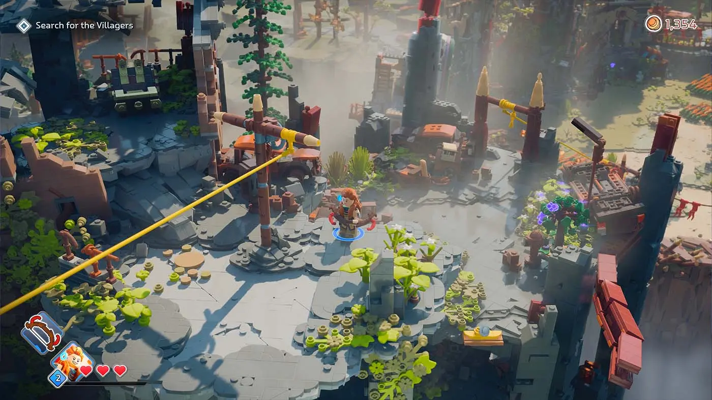Элой в лесу в Lego Horizon Adventures