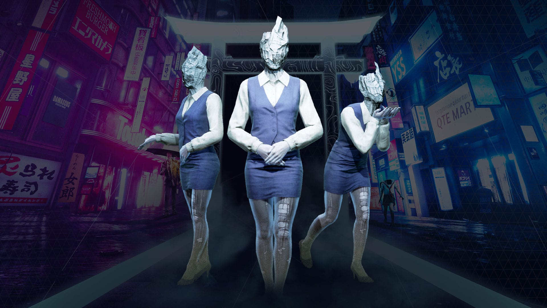 Бумажные куклы в Ghostwire: Tokyo