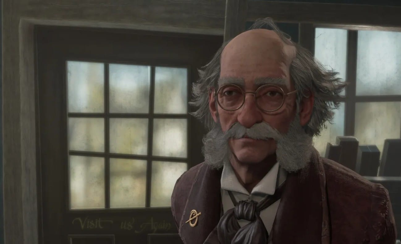 Гербольд Олливандер в Hogwarts Legacy