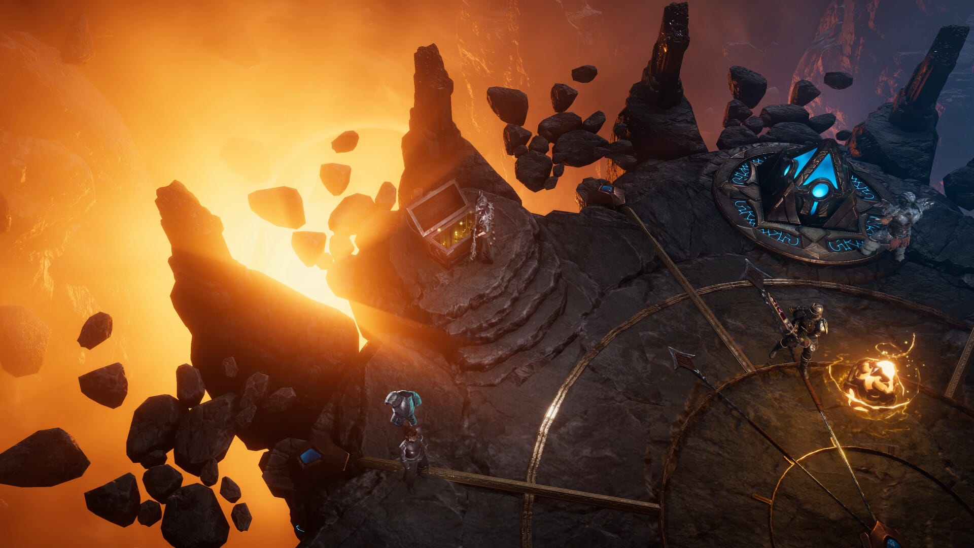персонажи на каменном острове Last Epoch