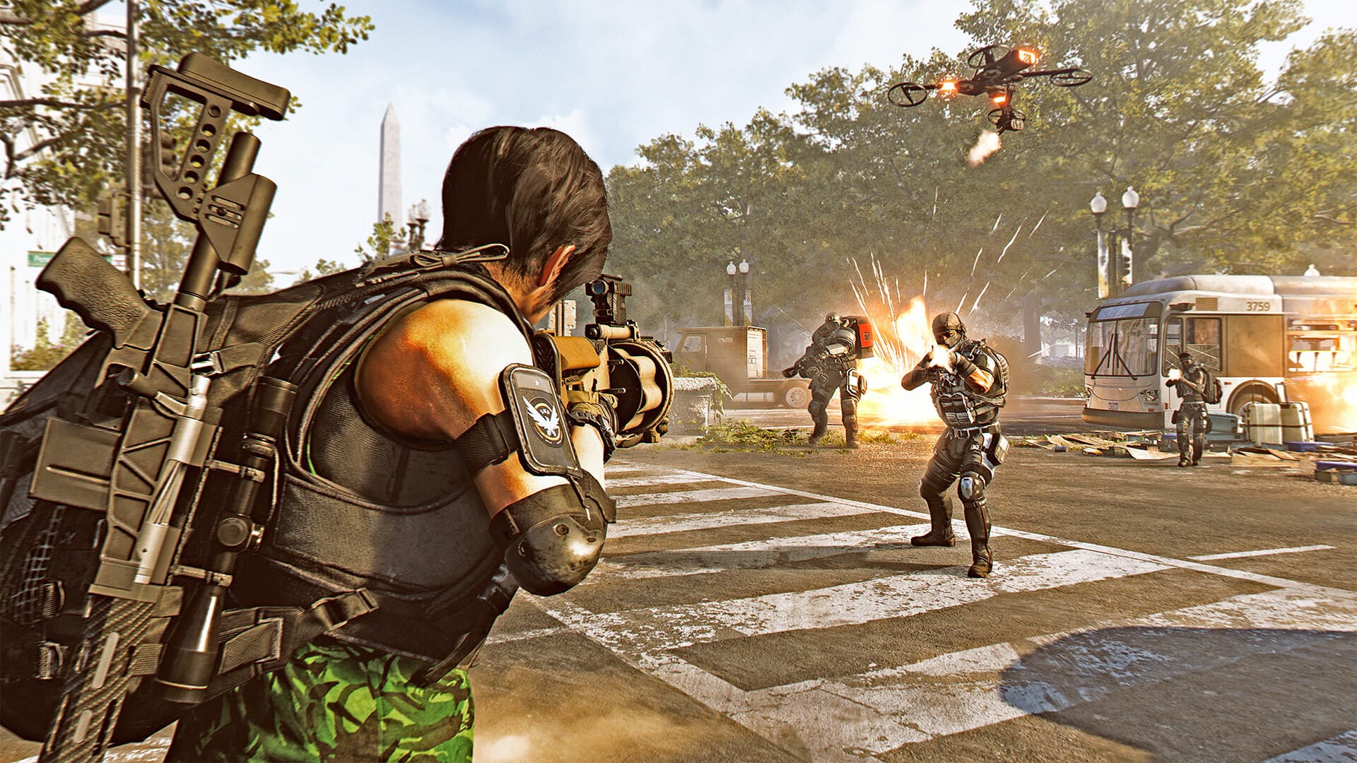 бой начался в Tom Clancy’s The Division 2