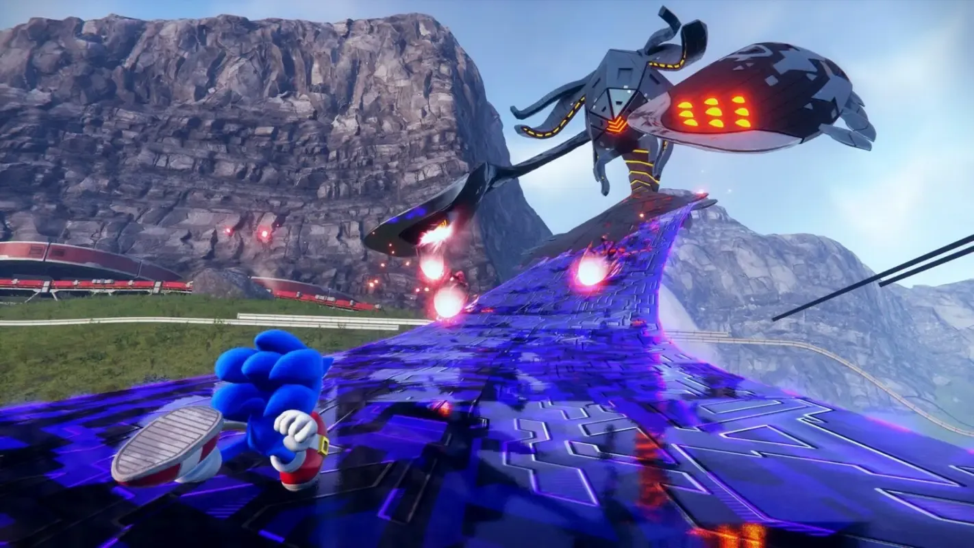 Главный герой всегда быстро бегает Sonic Frontiers