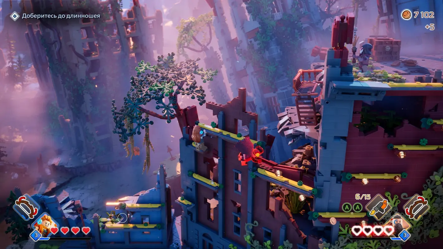 тропический город в Lego Horizon Adventures