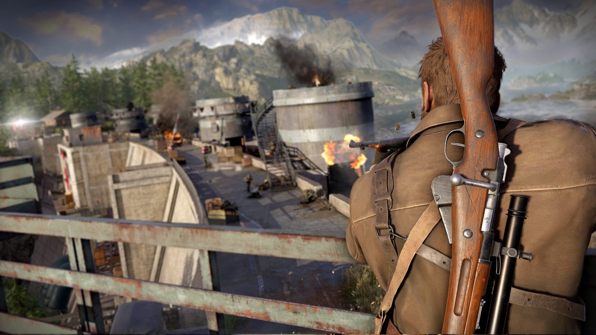 главный персонаж на базе Sniper Elite: Resistance