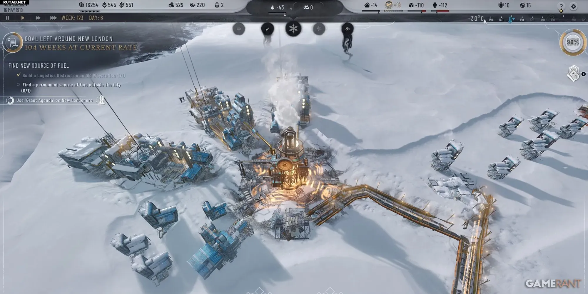 модули в Frostpunk 2 - особые строительные элементы