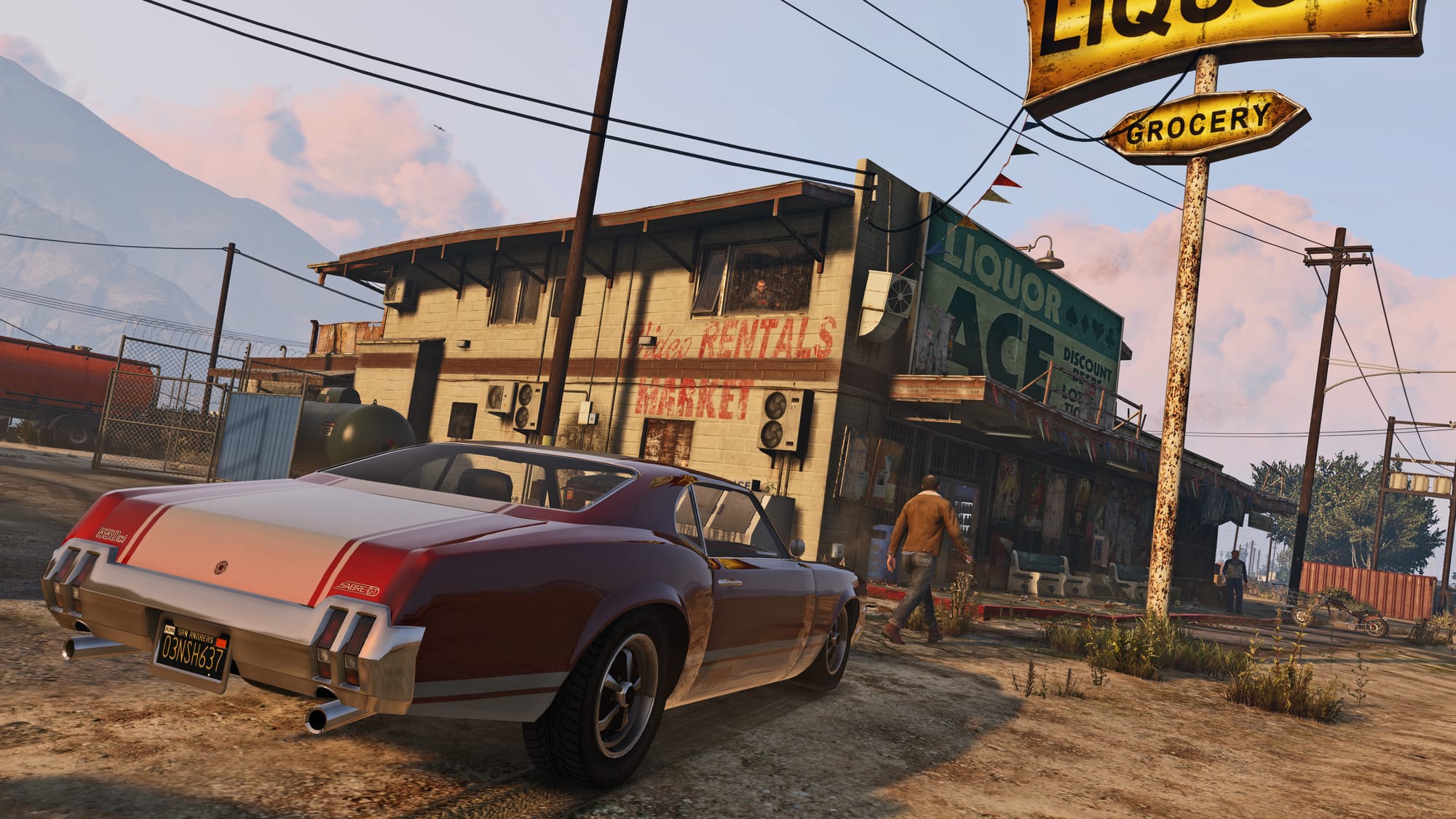 Тревор приехал в паб Grand Theft Auto V Enhanced