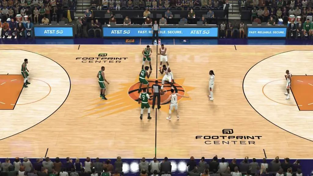 матч начинается в NBA 2K24