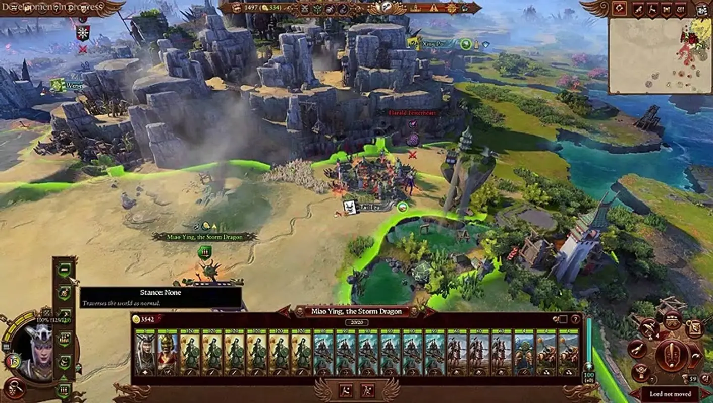 выбор воинов в Total War: Warhammer III
