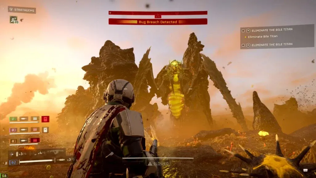 эпичный бой в космосе в Helldivers 2