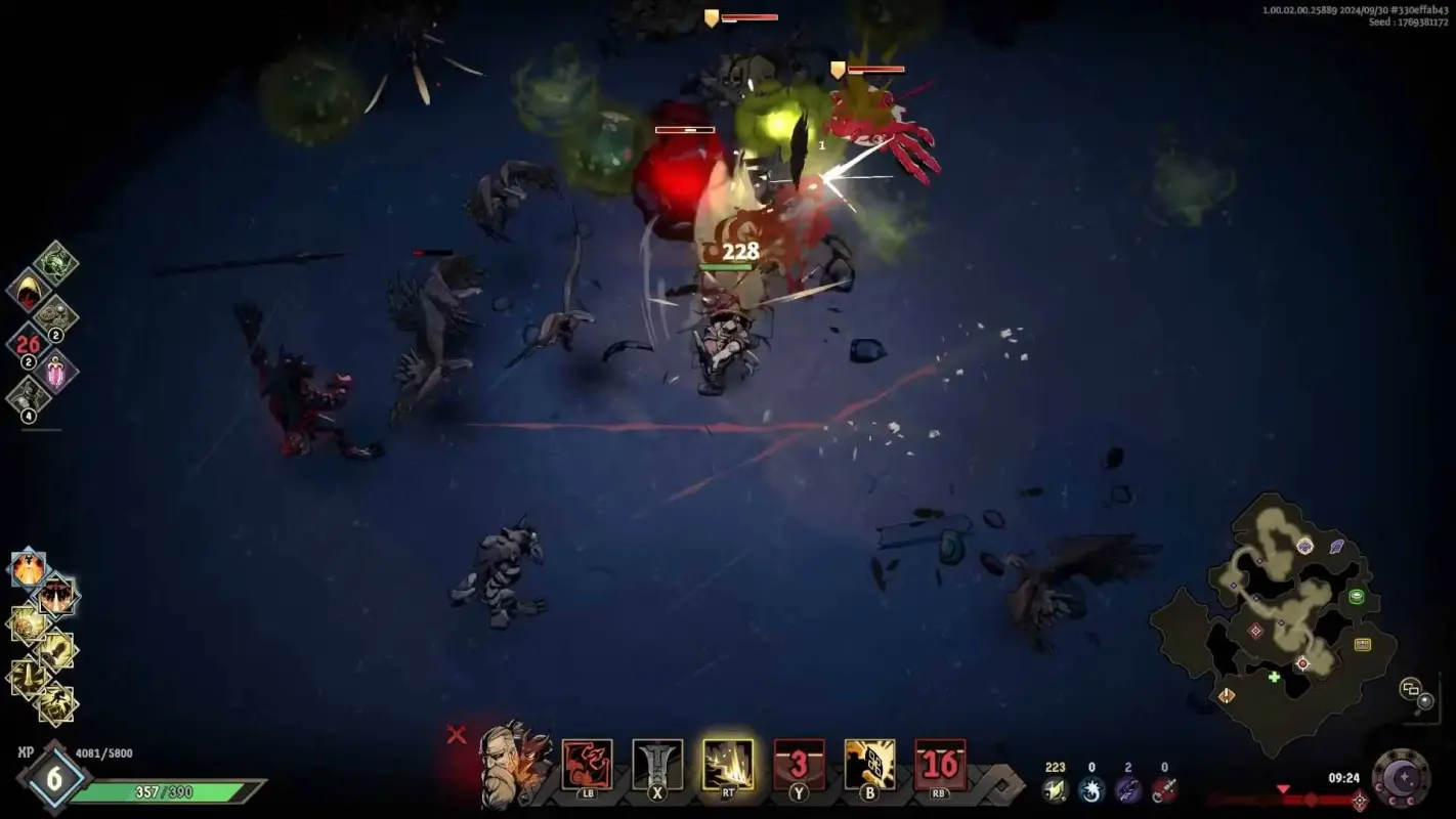 очередное масштабное сражение в Ravenswatch