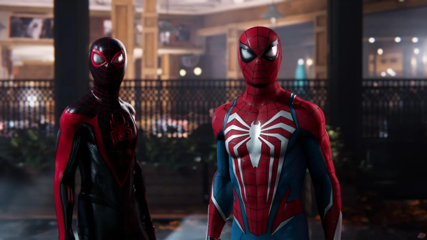 Питер Паркер и Майлз Моралес в Marvel's Spider-Man 2