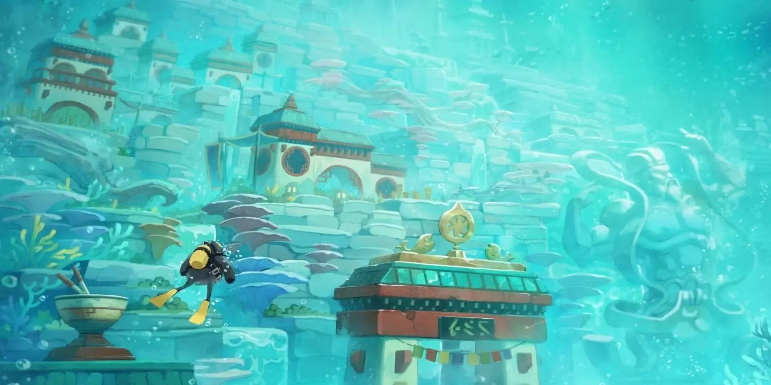подводный город в Dave The Diver
