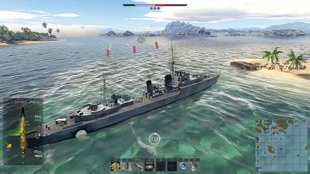 морские сражения в War Thunder