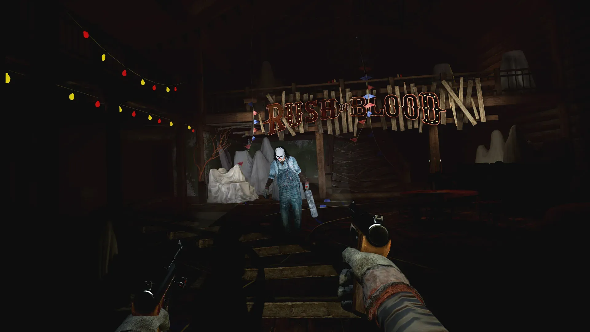 пистолеты помогут с призраками в Until Dawn