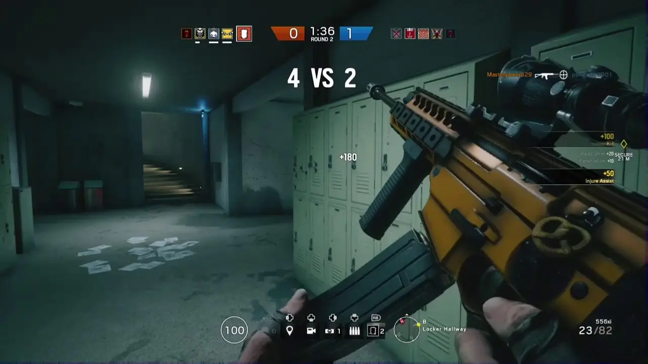 перезарядка оружия в Rainbow Six Siege