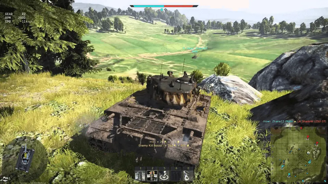 наземные бои в War Thunder