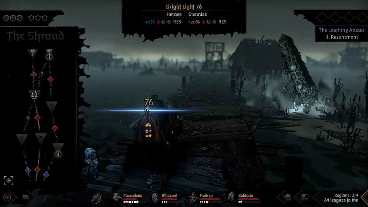 жуткая атмосфера в Darkest Dungeon 2