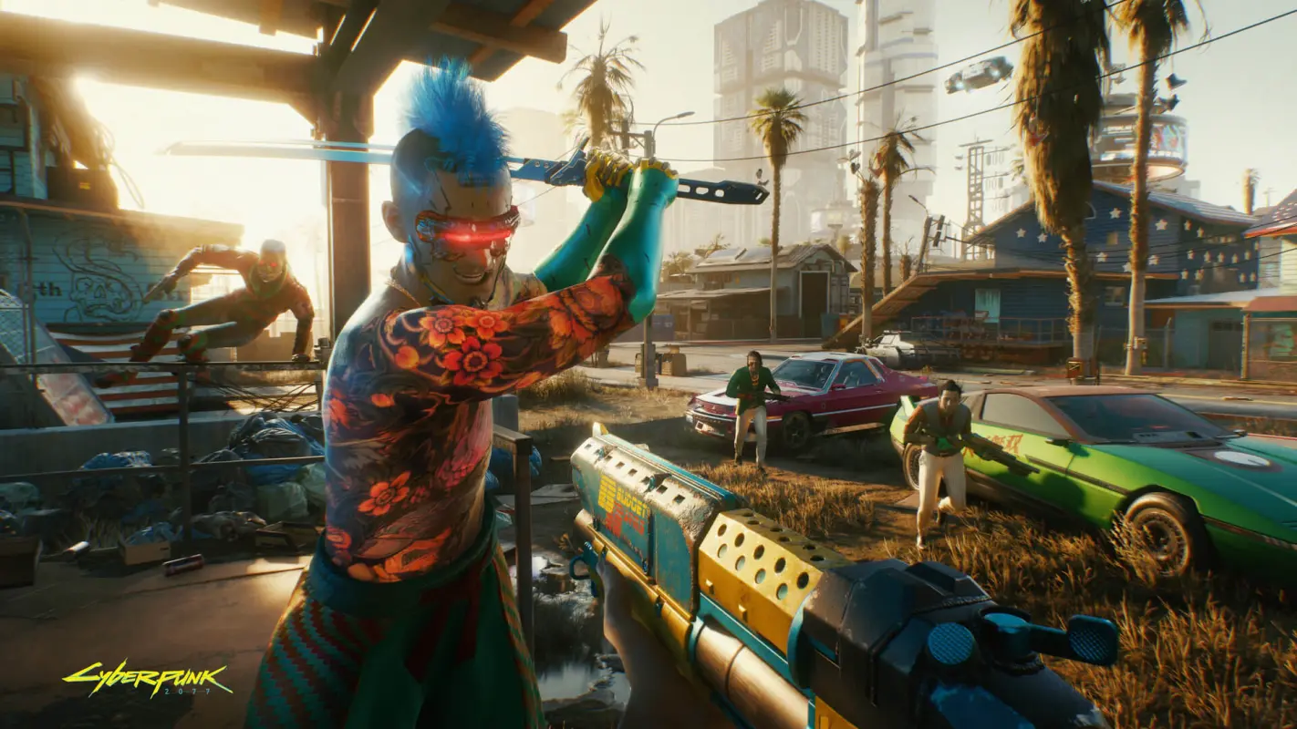 бандитские разборки в Cyberpunk 2077