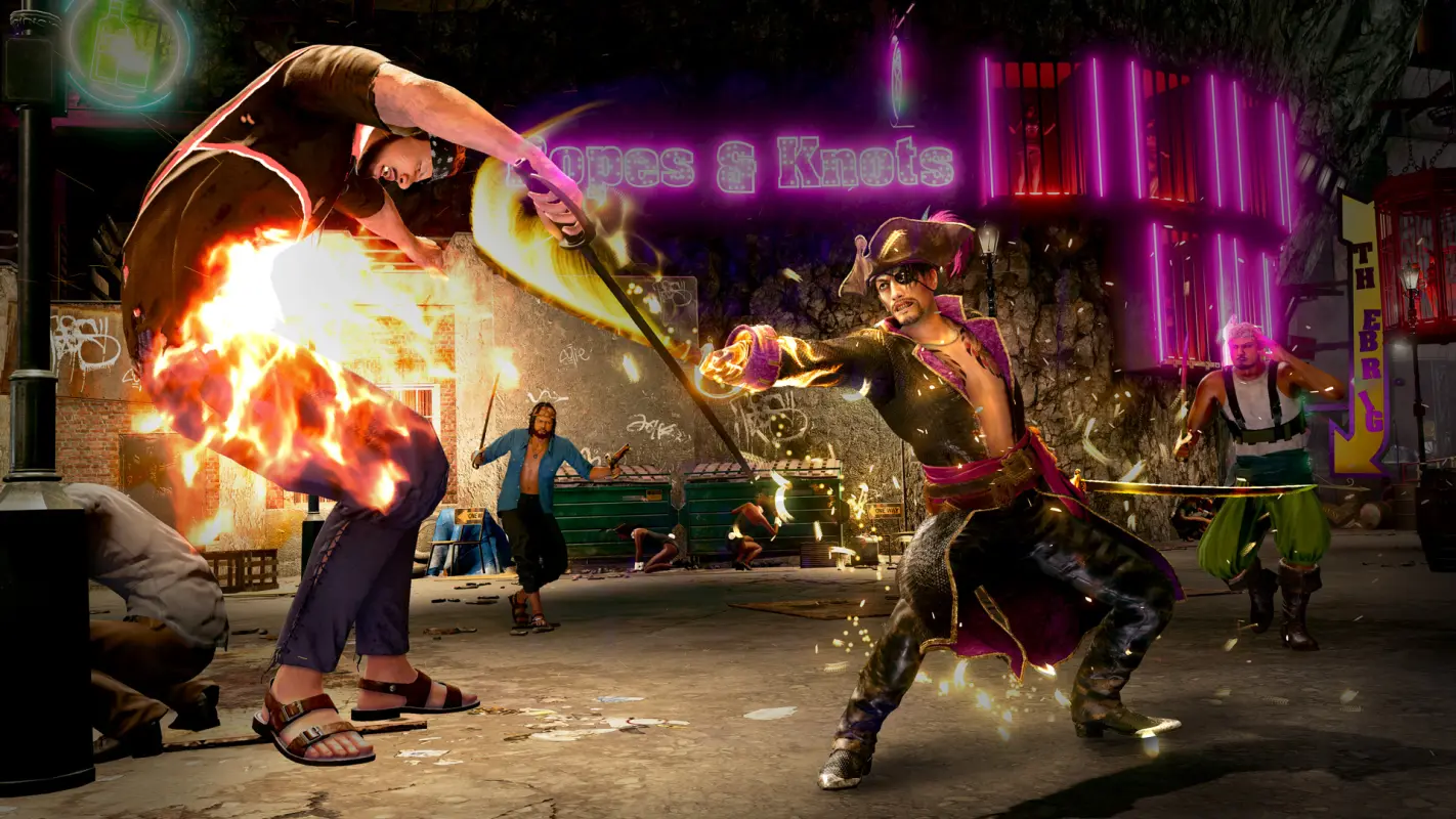 магический удар мечем Like a Dragon: Pirate Yakuza in Hawaii