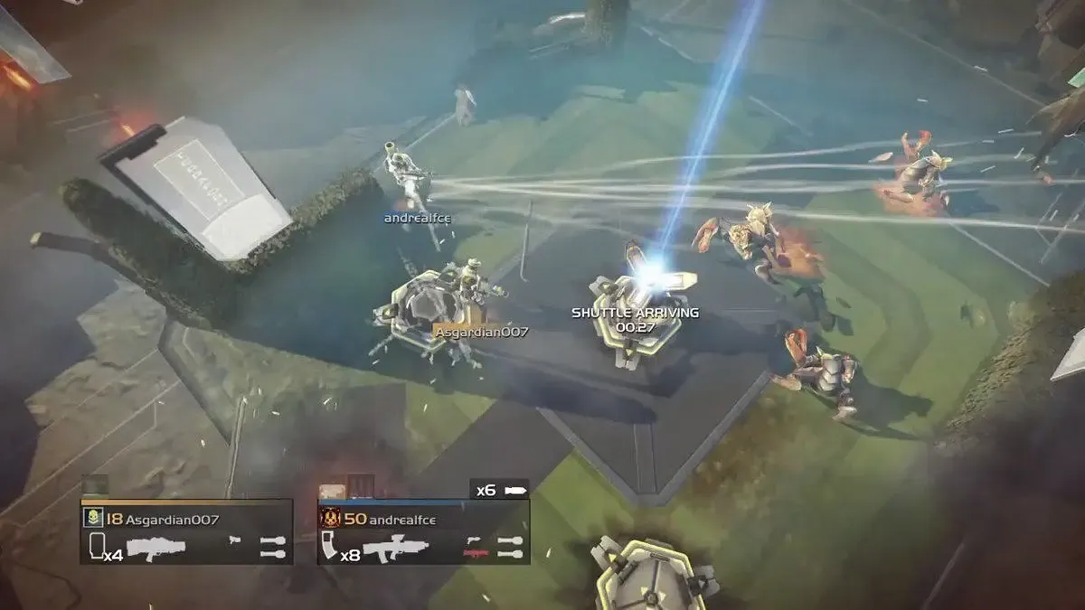 установка наземного луча в Helldivers 2
