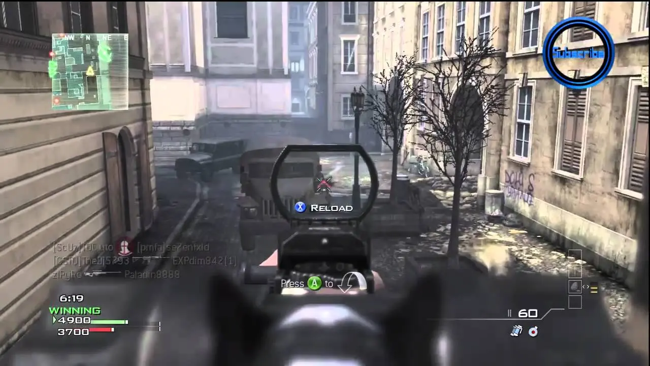 под прицелом в Call of Duty: Modern Warfare 3