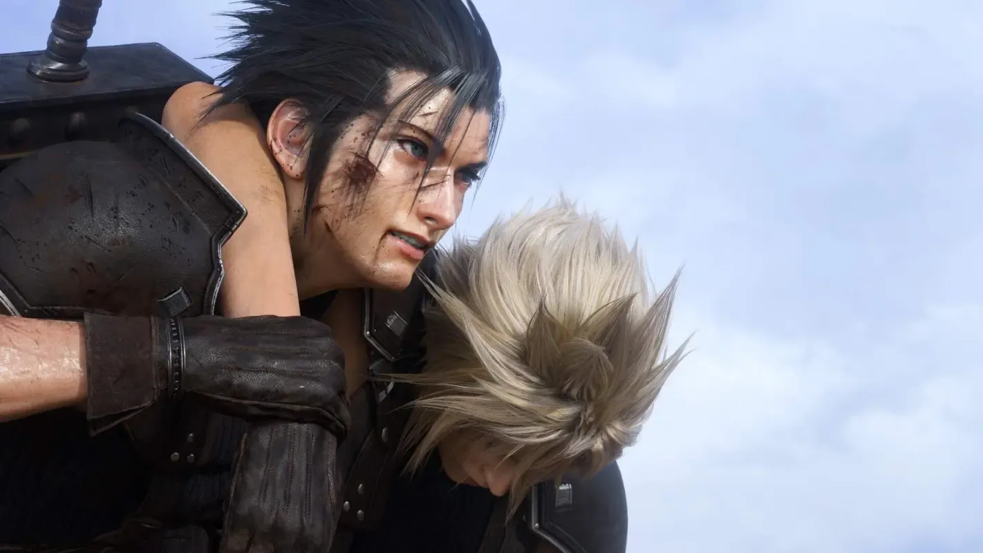 герой спасает подругу в Final Fantasy 7 Rebirth