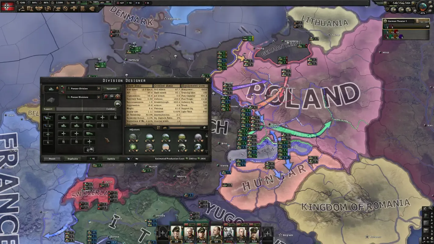 нападение на Польшу в Hearts of Iron IV