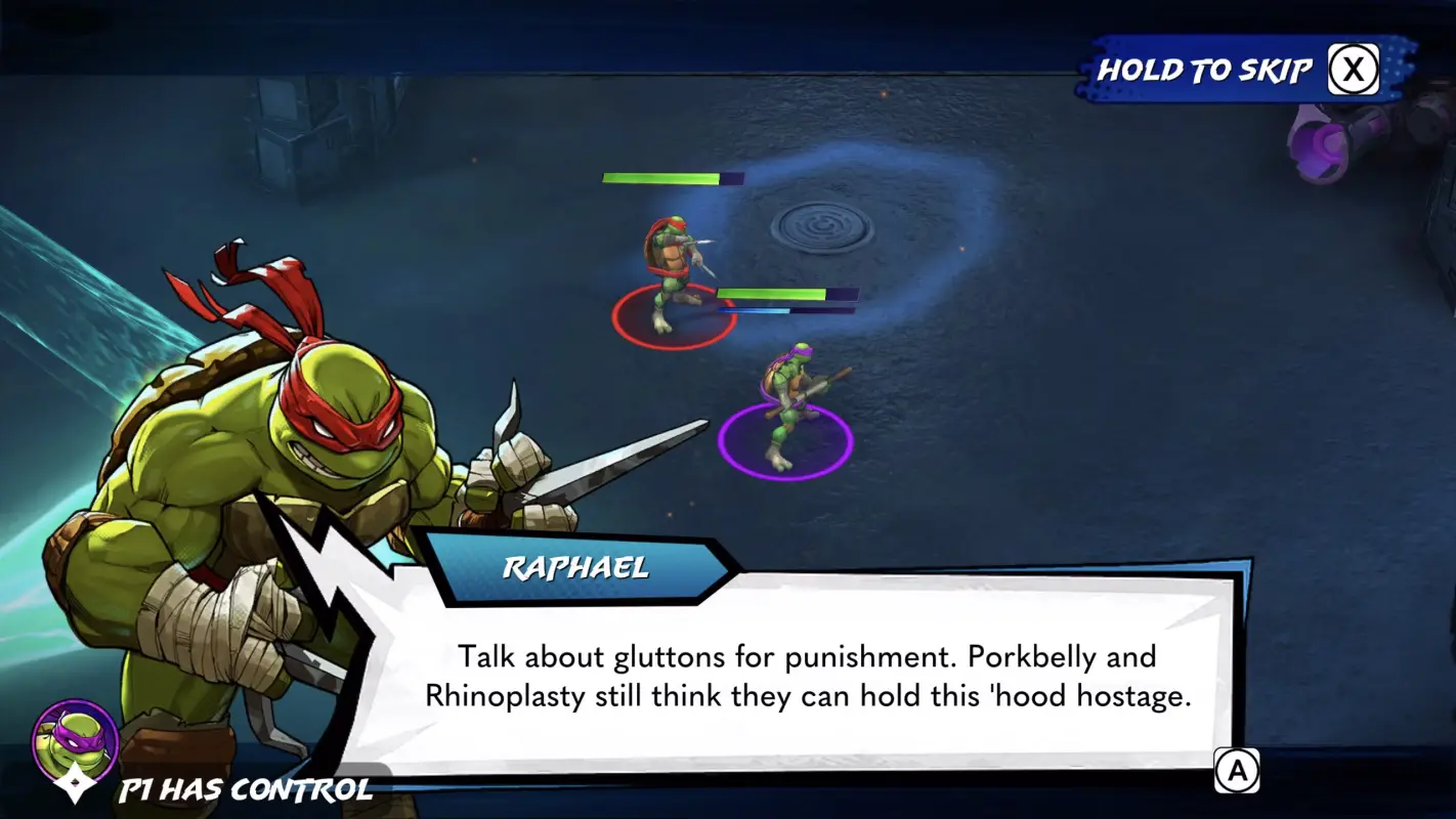 Раф Teenage Mutant Ninja Turtles: Splintered Fate диалог