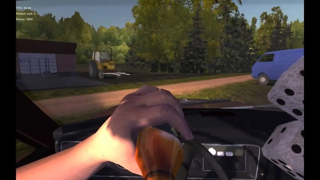 герой за рулем в My Summer Car